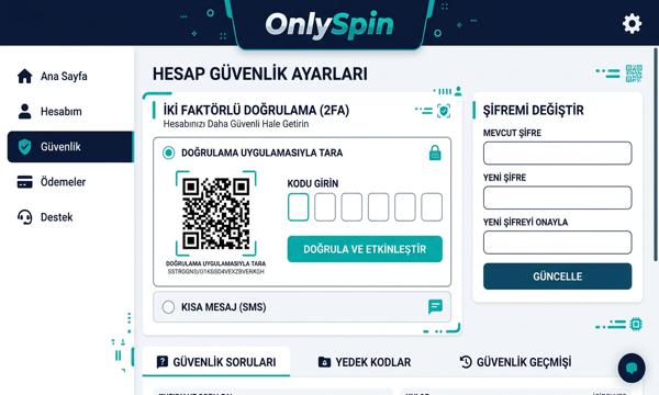 Slotrun hesap güvenlik ayarları iki adımlı doğrulama ekranı